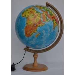 Globus fizyczny podświetlany 32 cm (ZACHEM 320FPŚPLAST)