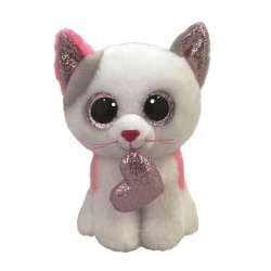 Beanie Boos Milena - biały kot z sercem 15cm - 1