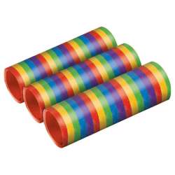 Serpentyny metaliczne "Bright Rainbow" 7mm x 4m 3 sztuki (9905008)