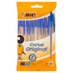 Długopis Cristal Original pouch niebieski 10szt