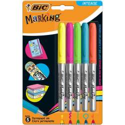 Marker Marking Intense permanentny 5 kolorów BIC - 1