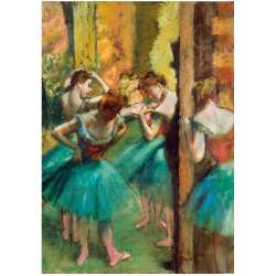 Puzzle 1000 Różowa i zielona tancerka, Degas