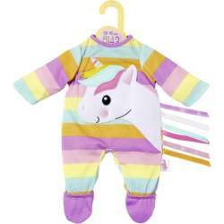 Ubranko Kolorowe śpioszki z jednorożcem Dolly Moda dla lalki Baby Born (GXP-903161) - 1
