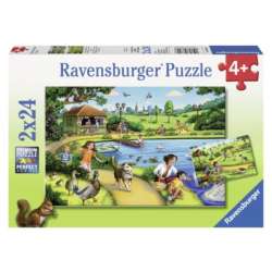 Puzzle 2x24el Zabawa w parku 088928 RAVENSBURGER (RAP 088928) - 1