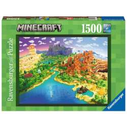 Puzzle 1500 elementów Świat Minecraft (GXP-837035) - 1