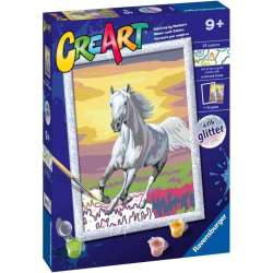 CreArt dla dzieci: Koń o zachodzie słońca
