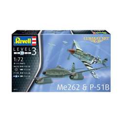 Samolot 1:72 Me 262 & P-51B - 1