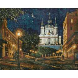 Diamentowa mozaika - Wieczór Kijów 40x50cm