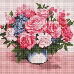 Diamentowa mozaika - Flower Beauty 40x40cm