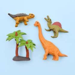 Zestaw gumki do ścierania puzzle Dinosaurs 2 - 1