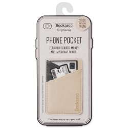 Bookaroo Phone pocket - portfel na telefon beżowy - 1