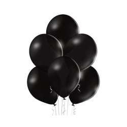 Balony pastelowe czarne 30cm 100szt