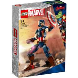 Klocki Super Heroes 76258 Marvel Figurka Kapitana Ameryki do zbudowania (GXP-870501)