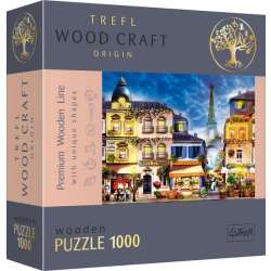 Puzzle 1000el drewniane - Francuska uliczka 20142 Trefl (20142 TREFL) - 1