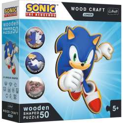 Puzzle drewniane 50el Sprytny Sonic. Sonic the Hedgehog 20203 Trefl (20203 TREFL)