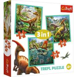 Puzzle Trefl 3w1 Niezwykły świat Dinozaurów (GXP-645298) - 1