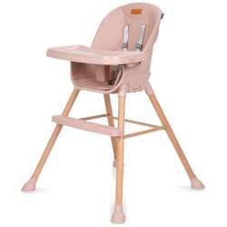 Krzesełko do karmienia EATAN WOOD pink kidwell (KRWYEAT01A0) - 1