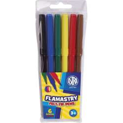 Flamastry 6 kolorów ASTRA (314116002) - 1