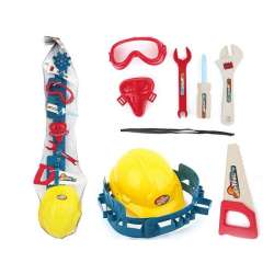 Zestaw narzędzi 568792 kask, pas na narzędzia, maska, 2x klucz, gogle, śrubokręt, piła (3/568792)