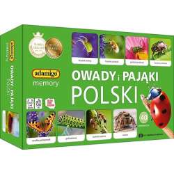Memory Owady i pająki Polski gra pamięciowa ADAMIGO (5902410007868)
