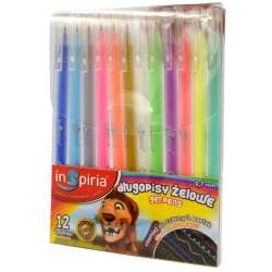 Długopisy żelowe 12 kolorów