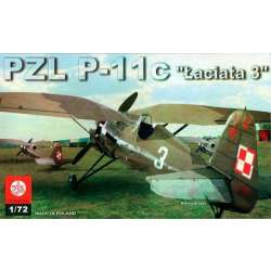 PLASTYK PZL P-11C ŁACIATA 3 -MODEL - 1
