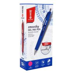 Długopis żelowy Smoothy różowy (12szt) MemoBe - 1
