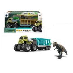 Ciężarówka z lawetą i dinozaurem mix