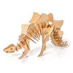 Puzzle drewniane Model 3D Stegozaur - 1