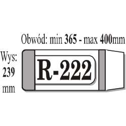 Okładka książkowa regulowana R222 (50szt) IKS (IKS R222)