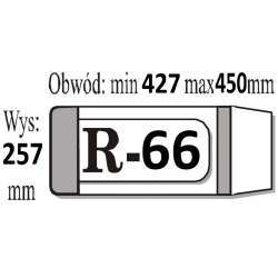 Okładka książkowa regulowana R66 (50szt) IKS (IKS R66)