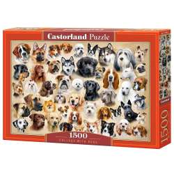 Puzzle 1500 Collage with Dogs CASTOR - 1