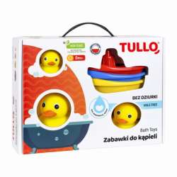 Zestaw zabawek do kąpieli 6 sztuk bez dziurki Tullo (516 TULLO) - 1
