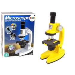 Mikroskop dla małego naukowca żółty
