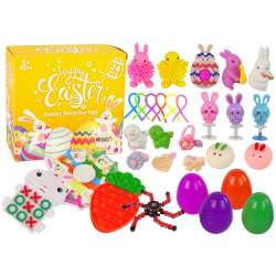 Zestaw Zabawek Wielkanocnych Fidget Toys Antystresowe 24 Elementów Lean Toys (13437)