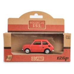 Pojazd PRL Fiat 126p czerwony (GXP-921585) - 1
