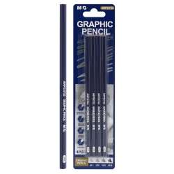 Zestaw ołówków artystycznych na blistrze 4szt. M&G