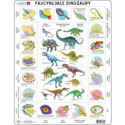 PROMO Układanka puzzle Fascynujące Dinozaury Larsen (LA-HL9P) - 1