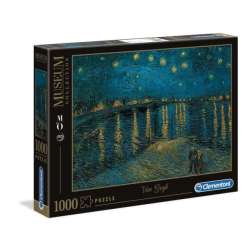 Clementoni Puzzle 1000el Museum Van Gogh: Gwiaździsta noc nad Rodanem 39344 p6, cena za 1szt. (39344 CLEMENTONI) - 1