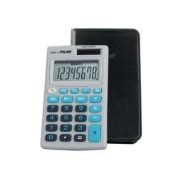 Kalkulator 8 pozycyjny szaro - niebieski MILAN (150208BBL)