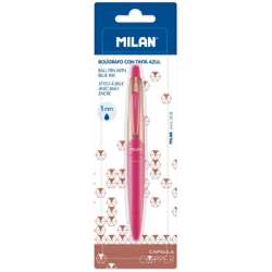 Długopis Capsule Copper Pink niebieski MILAN