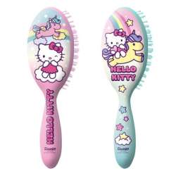Szczotka do włosów 2 wzory Hello Kitty Kids Euroswan p12, mix cena za 1 szt (HK50106) - 1