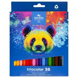 Kredki Triocolor Niedźwiedź 36 kolorów - 1
