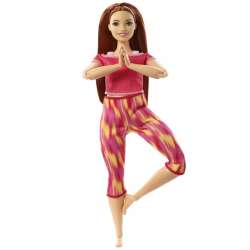 Lalka Barbie Made to Move Kwieciste Czerwony strój (GXP-763703) - 1