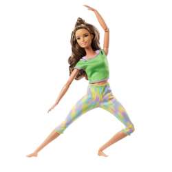 Lalka Barbie Made to Move Kwieciste Zielony strój (GXP-763706) - 1
