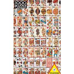 Puzzle 1000 - Karty PIATNIK