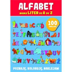 Alfabet. Nauka liter z naklejkami - 1