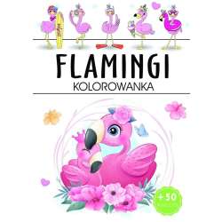 Flamingi kolorowanka - 1