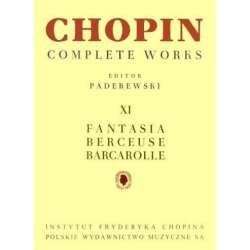 Chopin Complete Works XI Fantazja. Berceuse... - 1