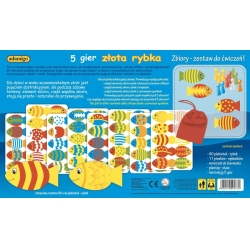 GRA'ADAMIGO' ZŁOTA RYBKA -5 GIER  80 PLAKIETEK 11 SPŁAWI - 2
